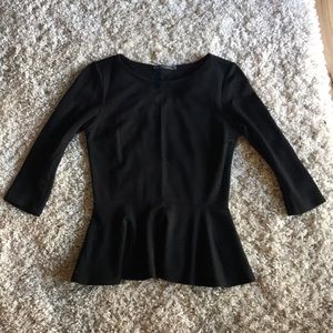 Velvet- peplum top